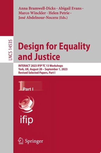 Design for Equality and Justice
