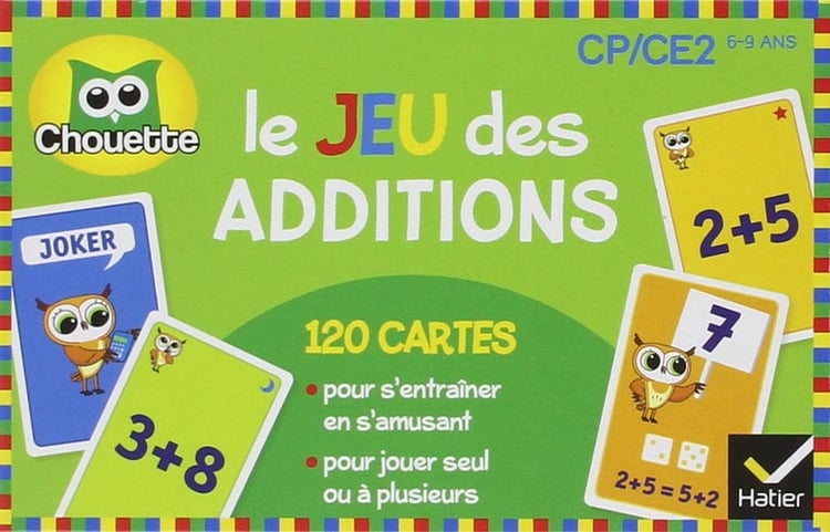 Le jeu des additions CP/CE2 6-9 ans