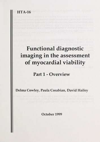 Functional Diagnostic Imaging in the Assessment of Myocardial Viability