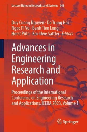 Advances in Engineering Research and Application Proceedings of the International Conference on Engineering Research and Applications, ICERA 2023, Volume 1