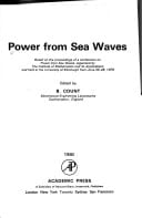Power from Sea Waves Based on the Proceedings of a Conference on Power from Sea Waves, Organised by the Institute of Mathematics and Its Applications, and Held at the University of Edinburgh from June 26-28, 1979
