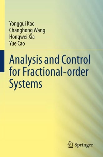 Analysis and Control for Fractional-order Systems
