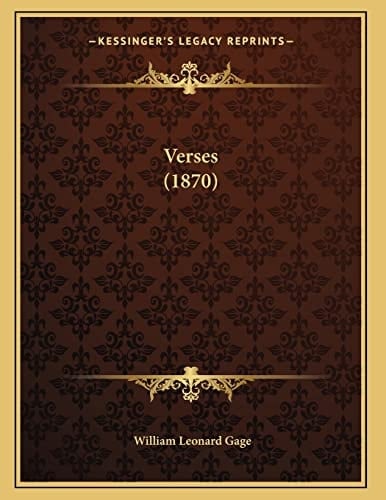 Verses (1870)