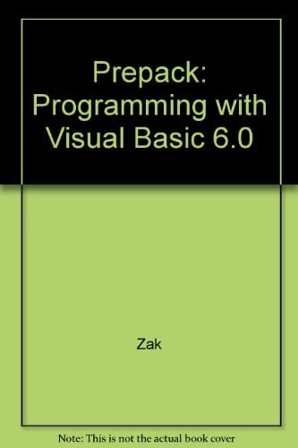 Prepack: Programming with Visual Basic 6.0