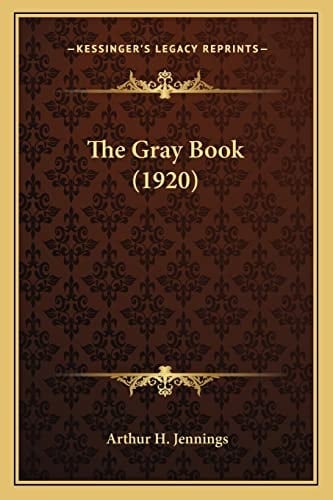 The Gray Book (1920)