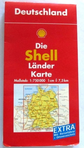 Deutschland (Germany) Die Shell Lander Karte [Map]