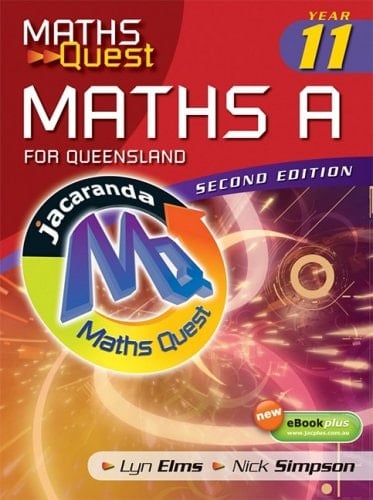 Maths Quest Maths A Year 11 for Queensland and eBookPlus