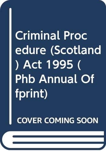 Criminal Procedure (Scotland) Act 1995