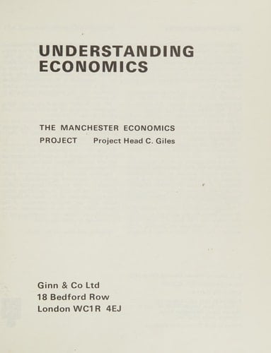 Understanding Economics