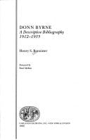 Donn Byrne, a Descriptive Bibliography, 1912-1935