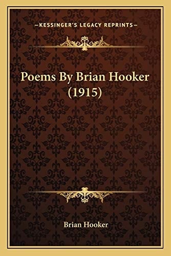 Poems By Brian Hooker (1915)