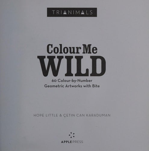 Trianimals Colour Me Wild
