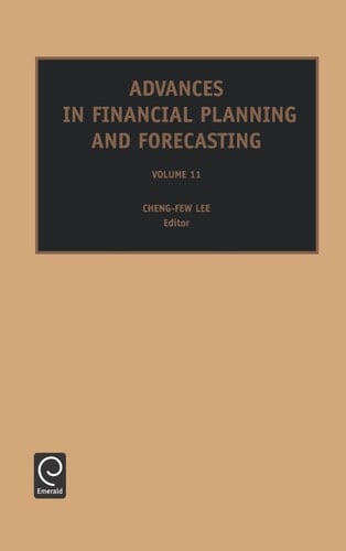 Advances in Financial Planning and Forecasting