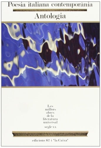 Poesia italiana contemporània. Antologia