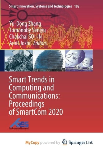 Smart Trends in Computing and Communications: Proceedings of SmartCom 2020