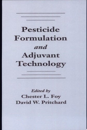 Pesticide Formulation and Adjuvant Technology