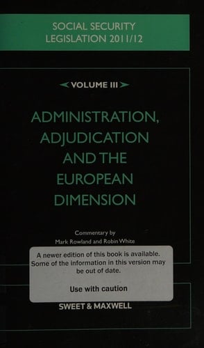 Social Security Legislation 2011