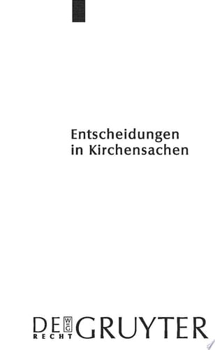 Entscheidungen in Kirchensachen seit 1946 1.7.-31.12.2004