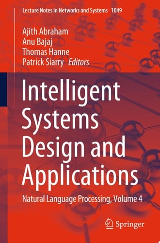 Intelligent Systems Design and Applications