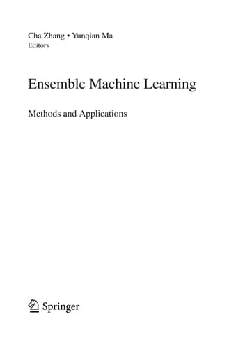 Ensemble Machine Learning