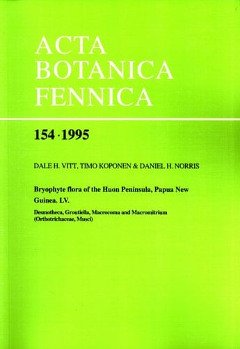 Bryophyte flora of the Huon Peninsula, Papua New Guinea. 55