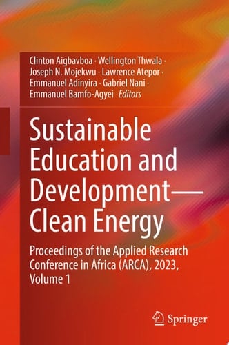 Sustainable Education and Development—Clean Energy