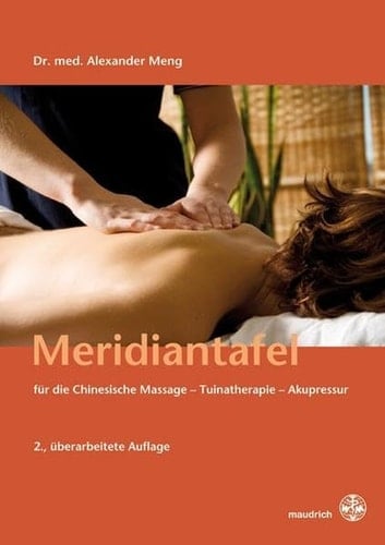 Meridiantafel für die chinesische Massage - Tuinatherapie - Akupressur