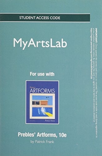 Prebles' Artforms MyArtsLab Access Code