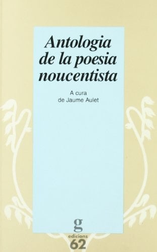 Antologia de la poesia noucentista