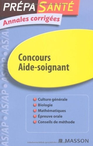 Concours aide-soignant annales corrigées