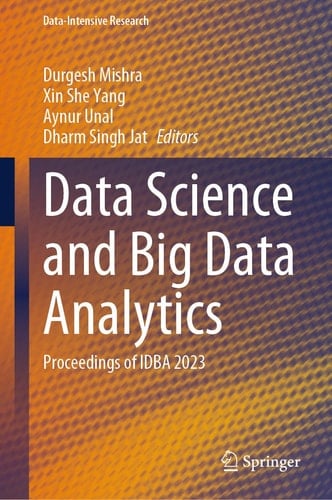 Data Science and Big Data Analytics Proceedings of IDBA 2023