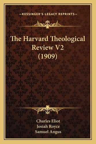 The Harvard Theological Review V2 (1909)