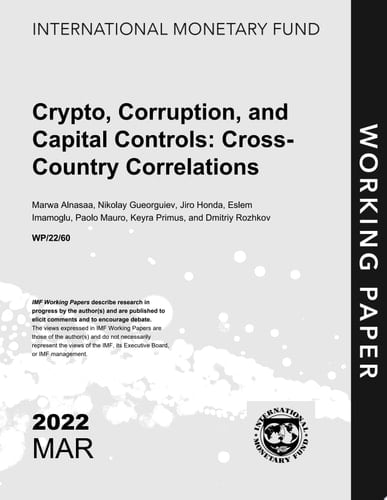 Crypto, Corruption, and Capital Controls: Cross-Country Correlations