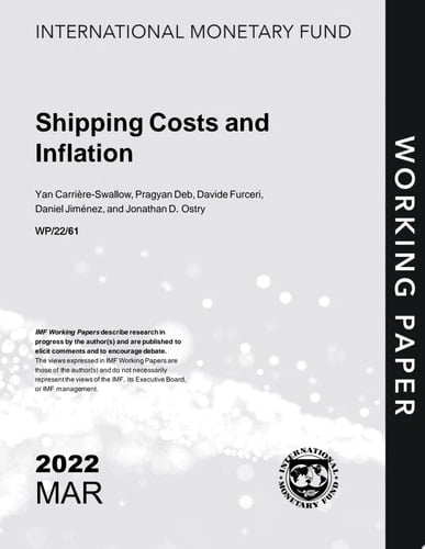 Shipping Costs and Inflation