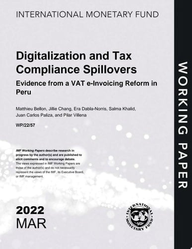 Digitalization and Tax Compliance Spillovers: Evidence from a VAT E-Invoicing Reform in Peru
