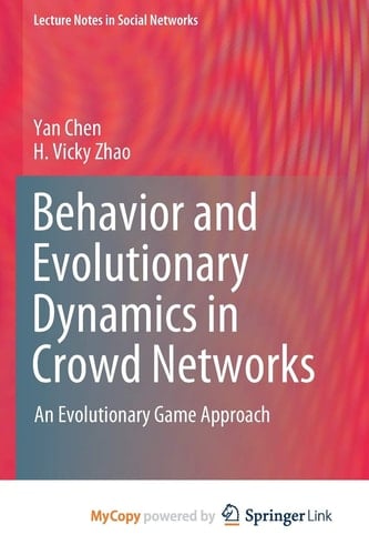 Behavior and Evolutionary Dynamics in Crowd Networks: An Evolutionary Game Approach