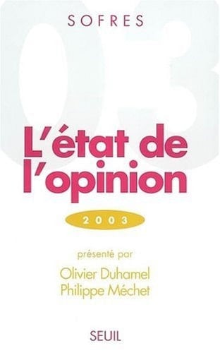 L'état de l'opinion, 2003