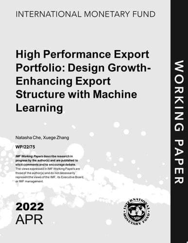 High Performance Export Portfolio: Design Growth-Enhancing Export Structure with Machine Learning