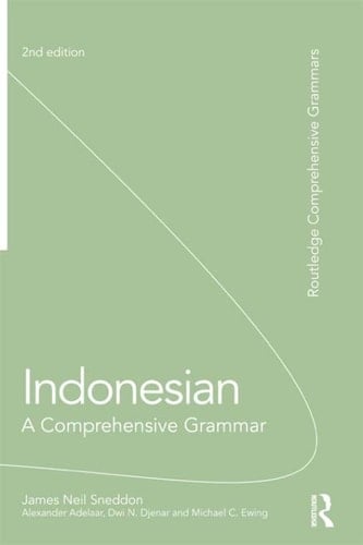 Indonesian: A Comprehensive Grammar