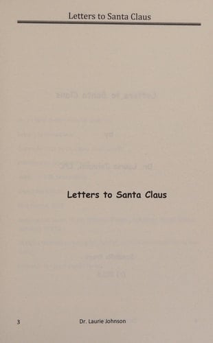 Letters to Santa Claus