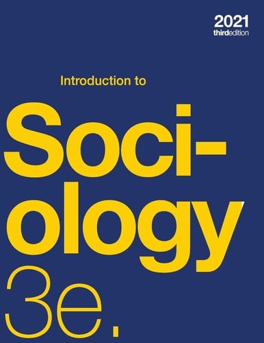 Introduction to Sociology 3e (paperback, B&w)