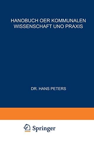 Kommunale Verwaltung Band I / II