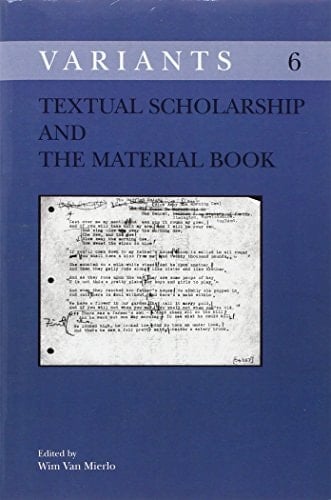 Textual Scholarship and the Material Book