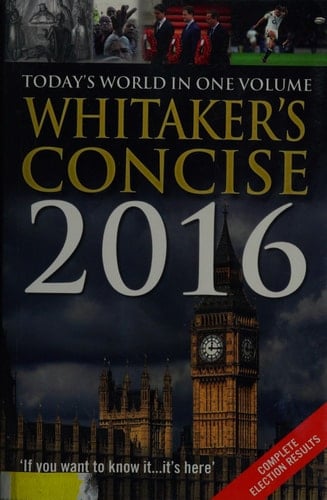 Whitaker's Concise 2016
