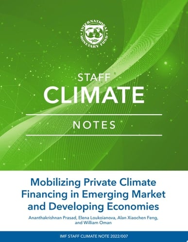 Mobilizing Private Climate Financing in Emerging Market and Developing Economies