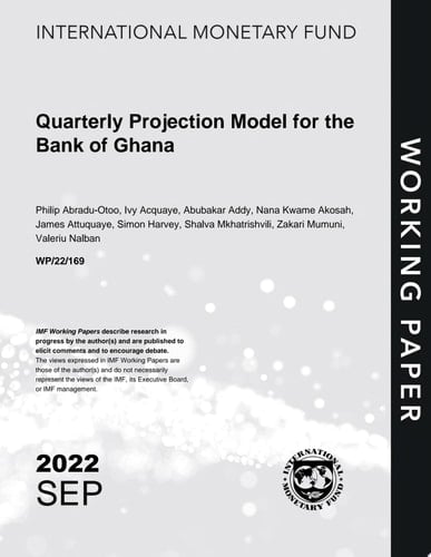 Quarterly Projection Model for the Bank of Ghana