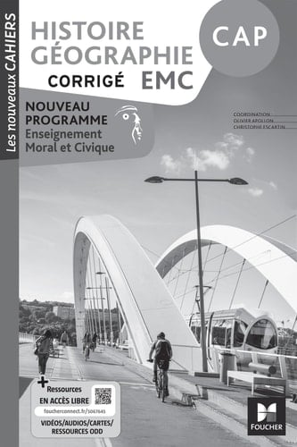 Histoire, Géographie, EMC CAP : corrigé