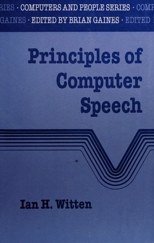 Principles of Computer Speech