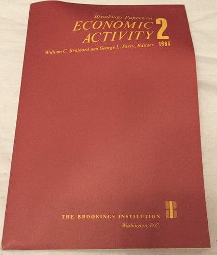 Bpea 2: 1985 Macroeconomics Pb