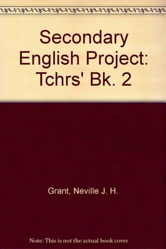 Secondary English Projects An English Course for Secondary Schools in West Africa